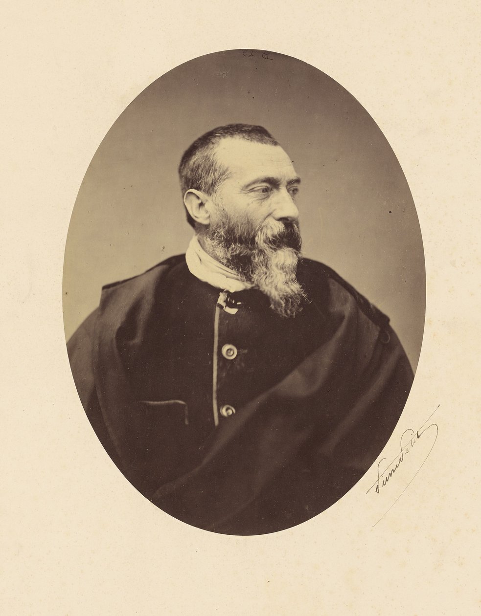 [Portræt af Jean-Baptiste Alphonse Karr]. af Pierre Petit
