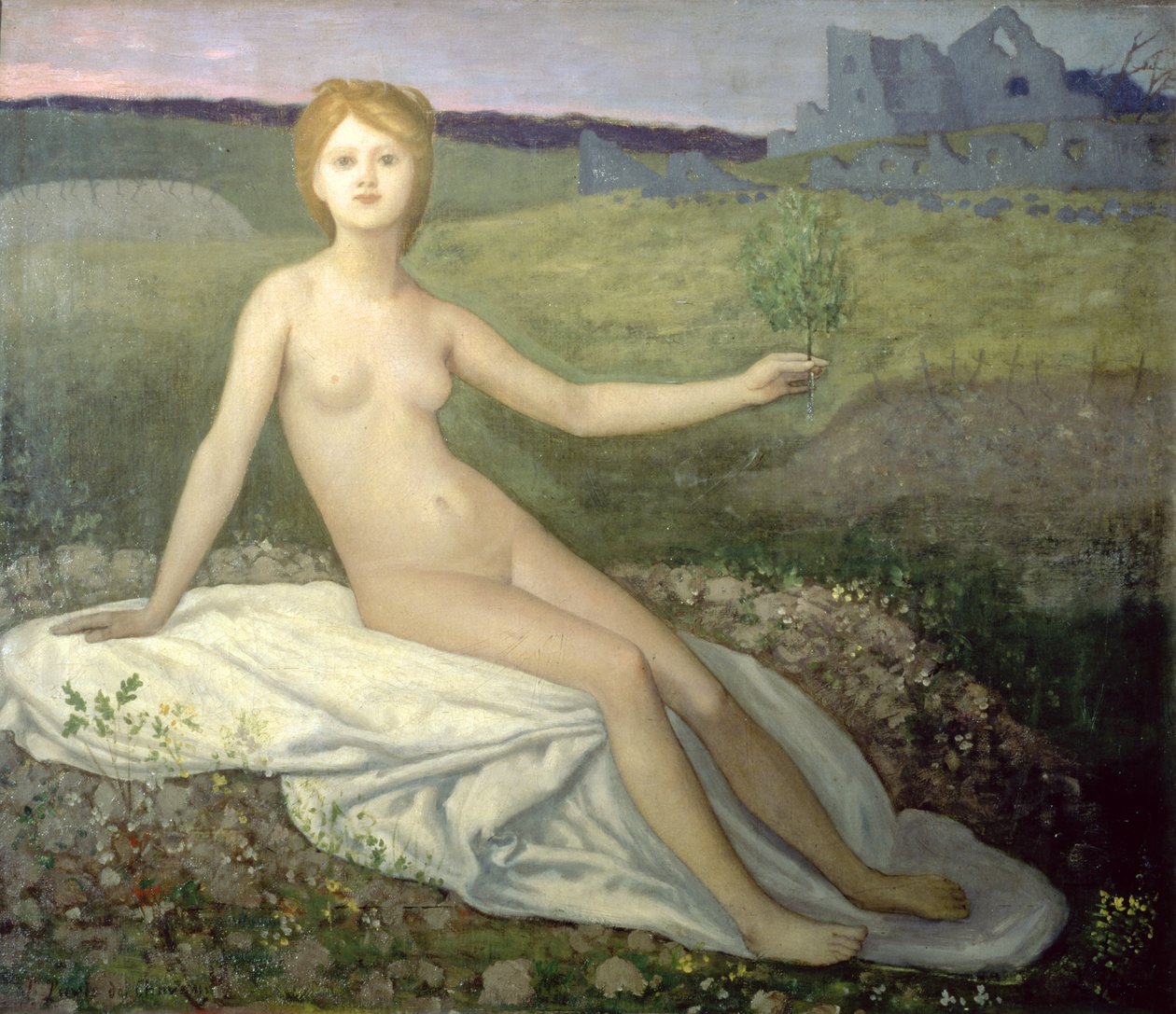 Hope, 1871-2 (se 204644) af Pierre Puvis de Chavannes