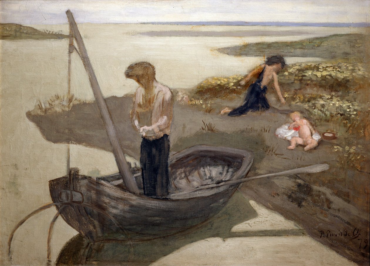 Den fattige fisker, 1879 af Pierre Puvis de Chavannes