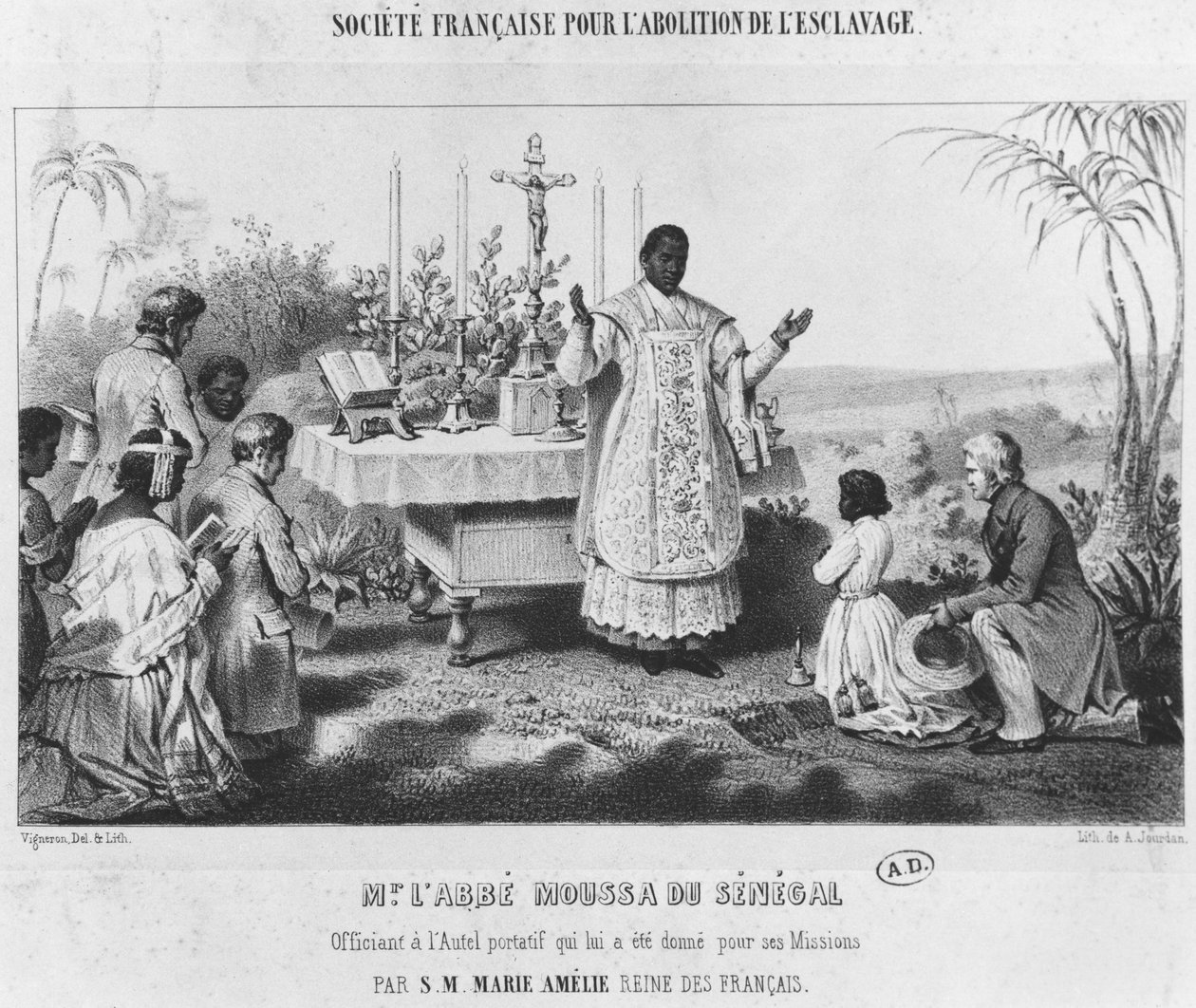 Abbed Moussa, Senegal, ca. 1840 af Pierre Roch Vigneron