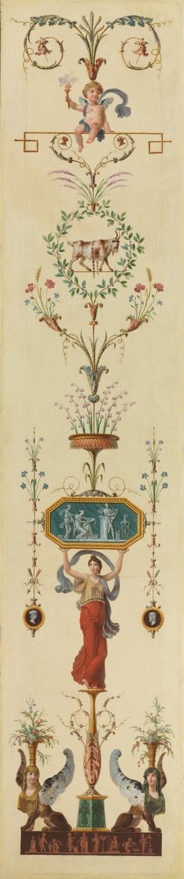 Dekorativt panel, 1790