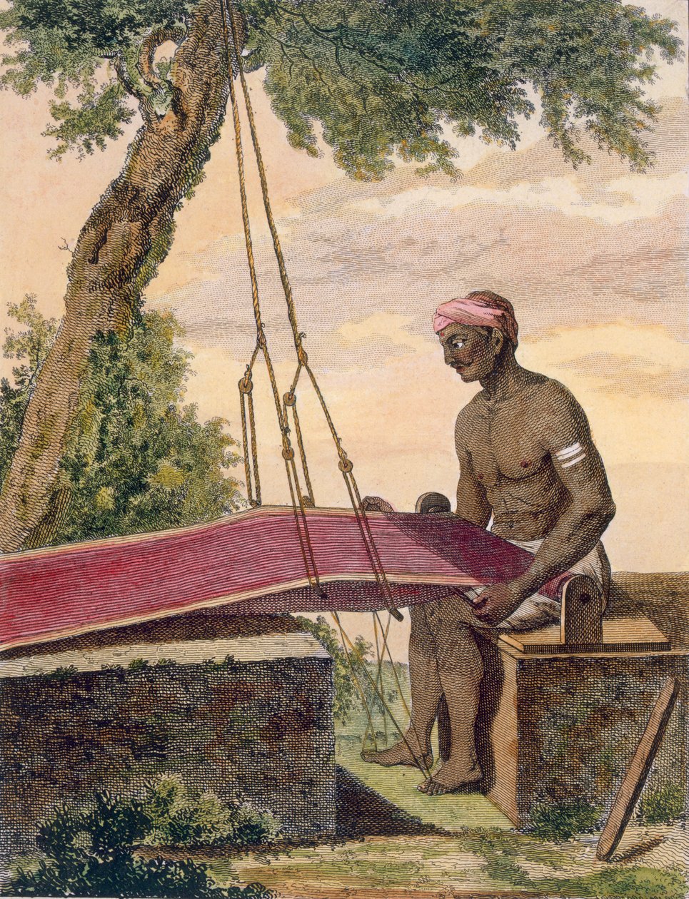 Væver af klæde, 1782. af Pierre Sonnerat