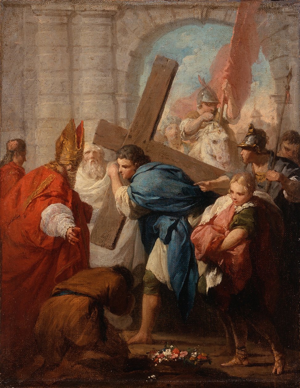 Heraclius bærer korset, ca. 1728 af Pierre Subleyras