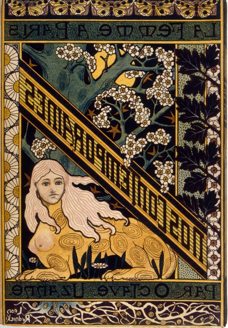 illustration til "Kvinden i Paris" af Pierre Vidal