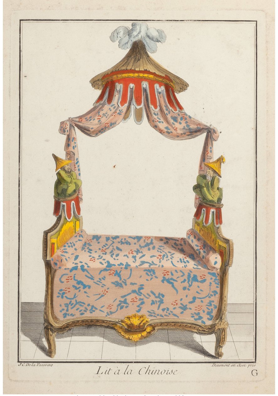 Kinesisk seng, ca 1788. af Pierre de La Mesangere