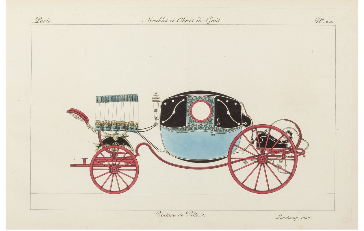 Byvogn, 1800-tallet. af Pierre de La Mesangere