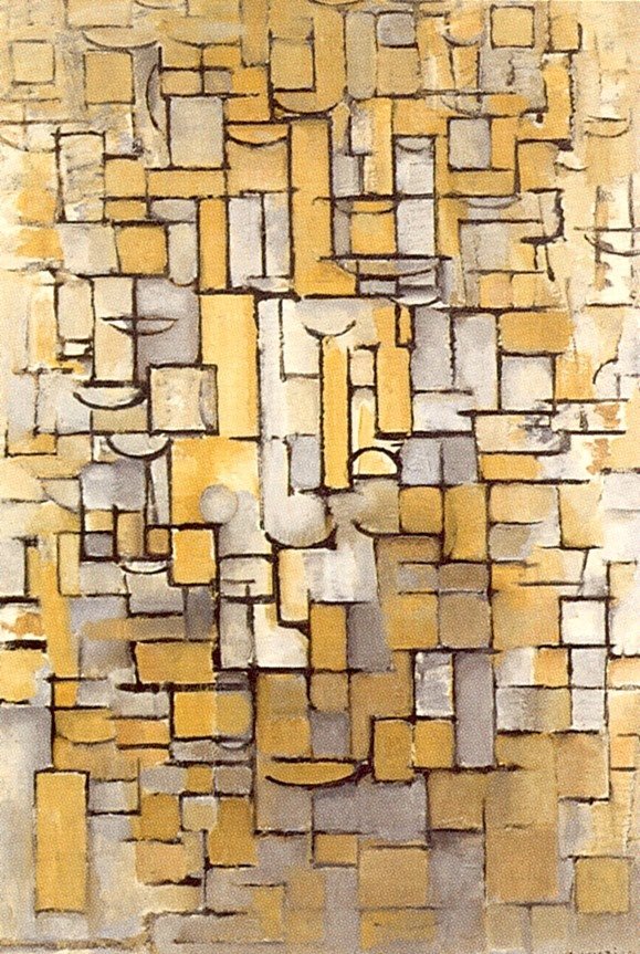 Sammensætning XIV af Piet Mondrian