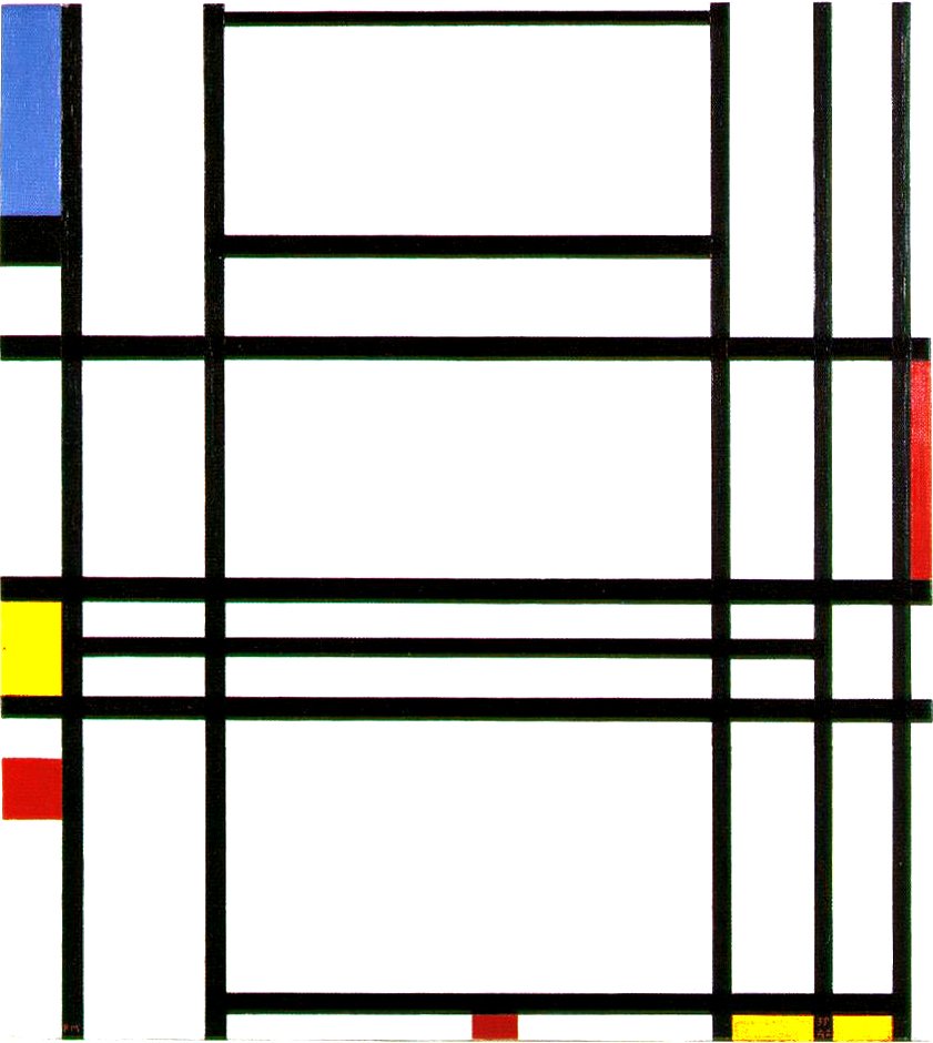 Sammensætning 10 af Piet Mondrian