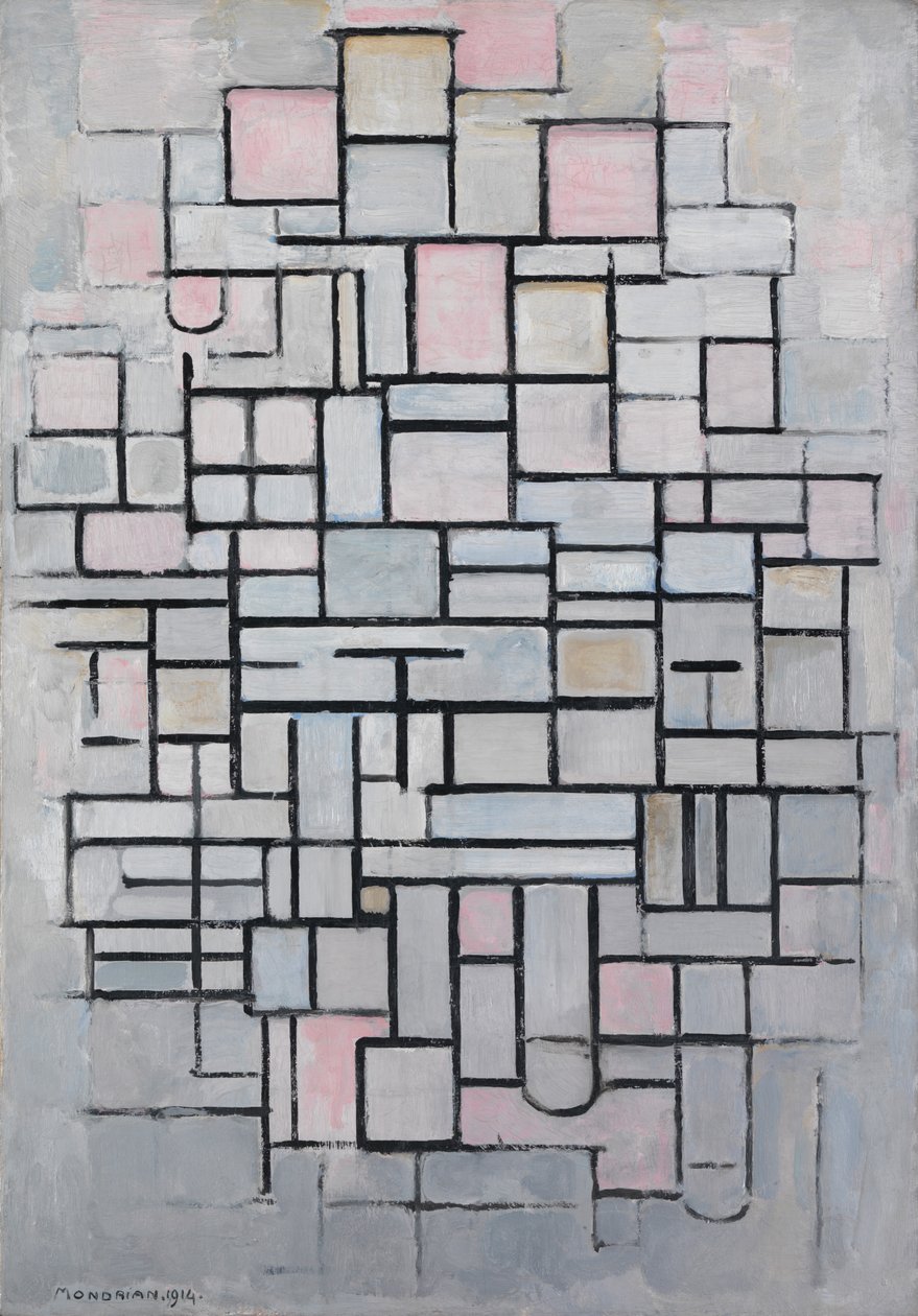 Sammensætning nr. IV af Piet Mondrian