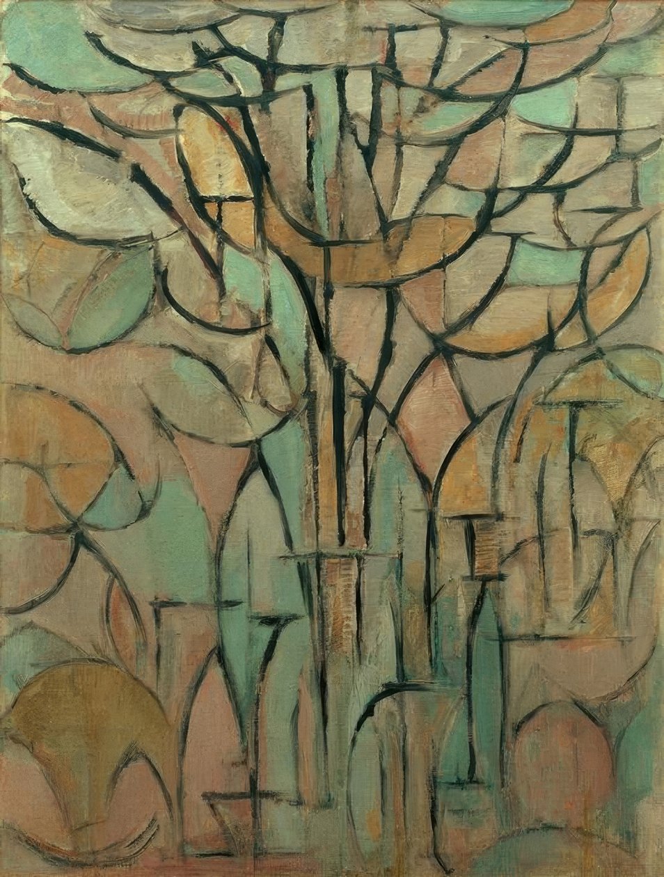 Træerne af Piet Mondrian