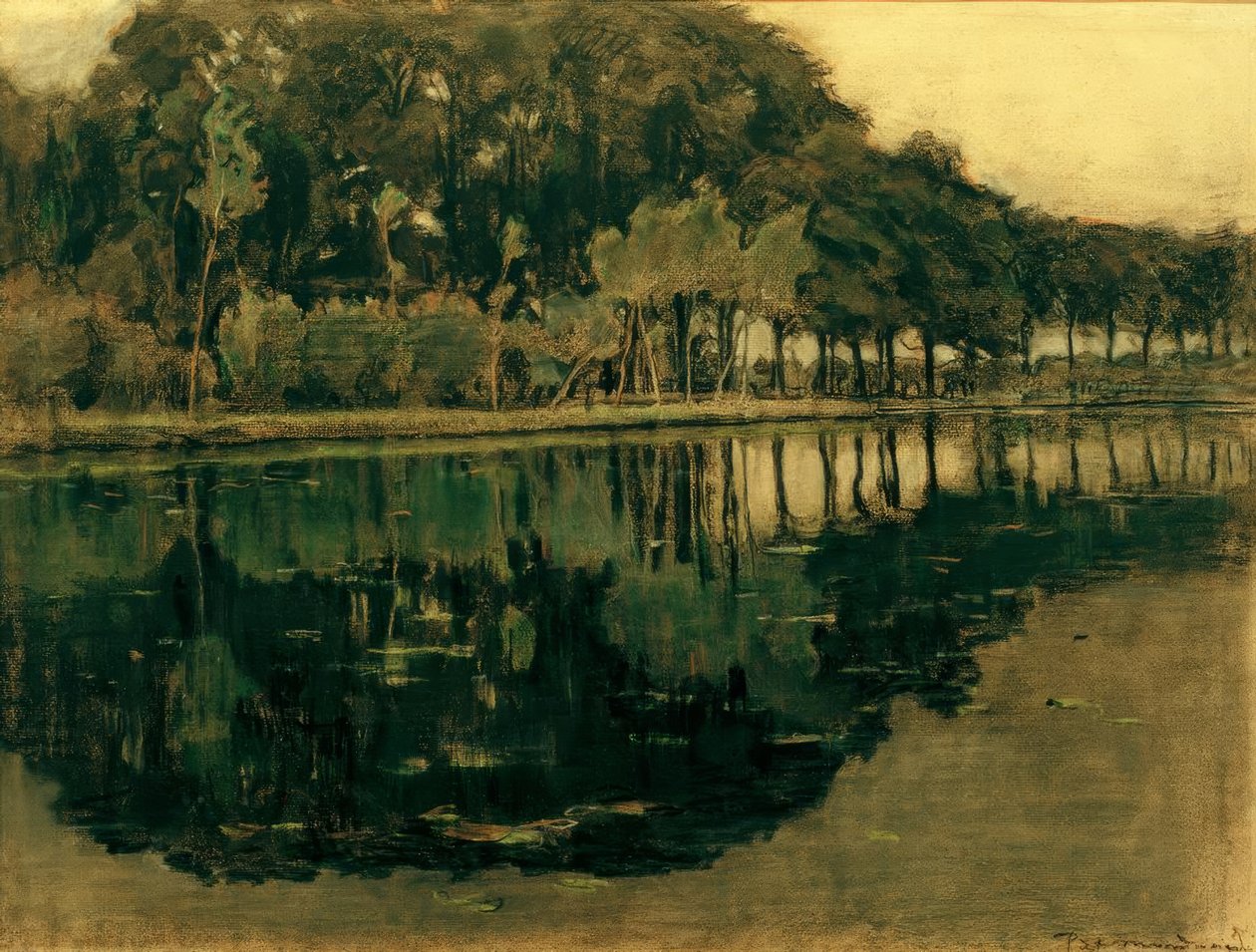 Geinrust Farm med High Horizon af Piet Mondrian