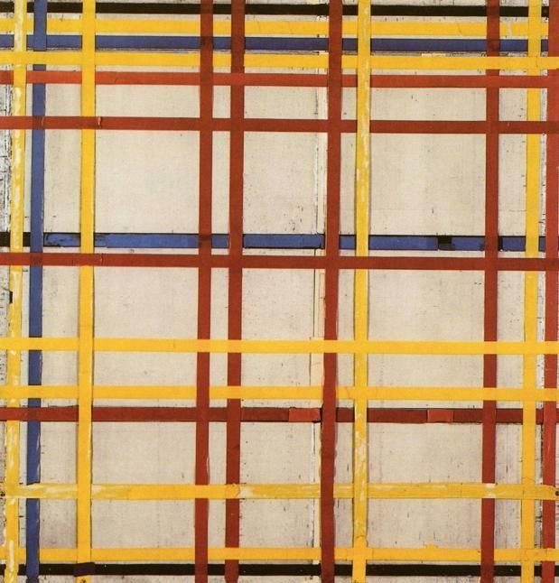 New York City af Piet Mondrian