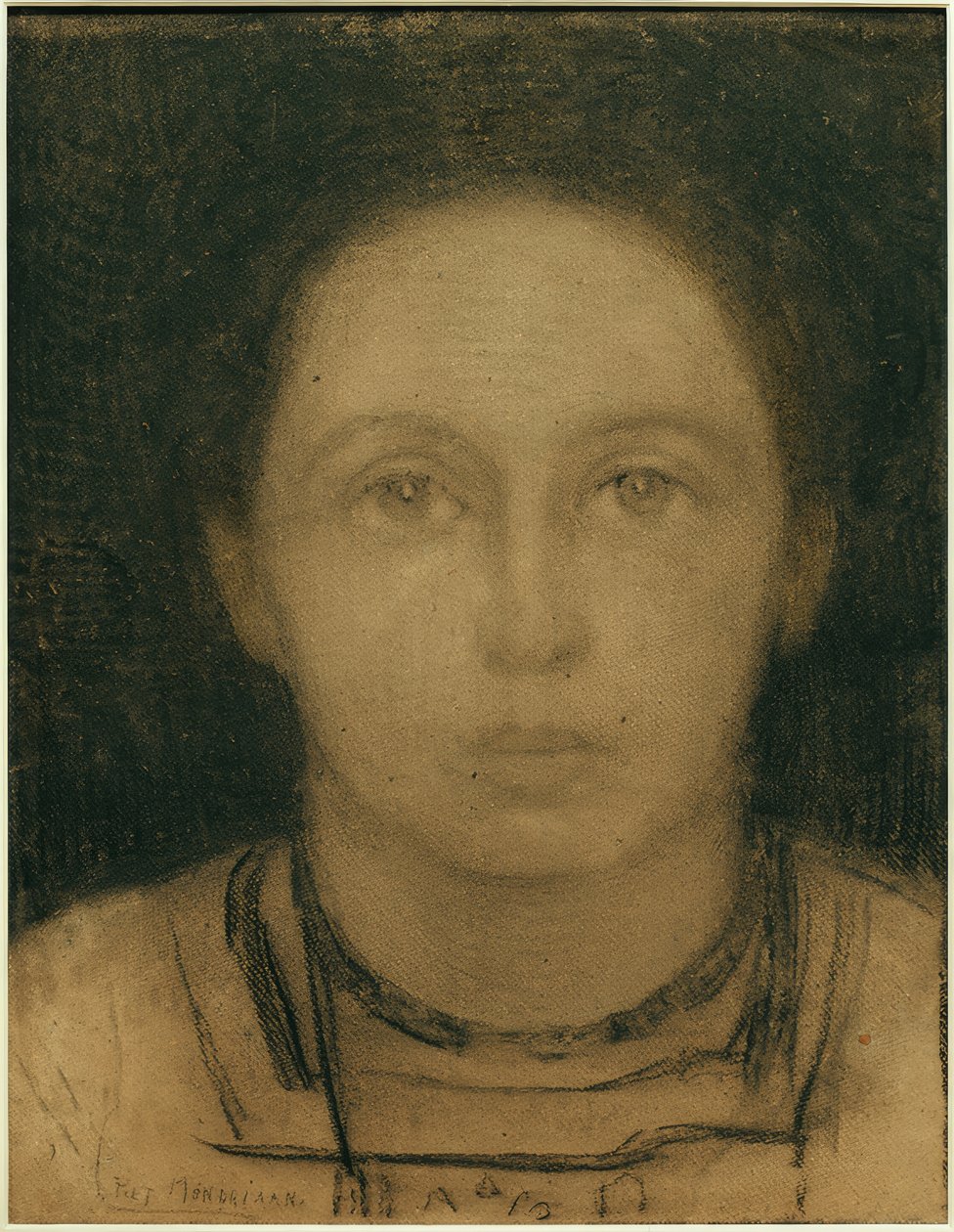 Portræt af Piet Mondrian