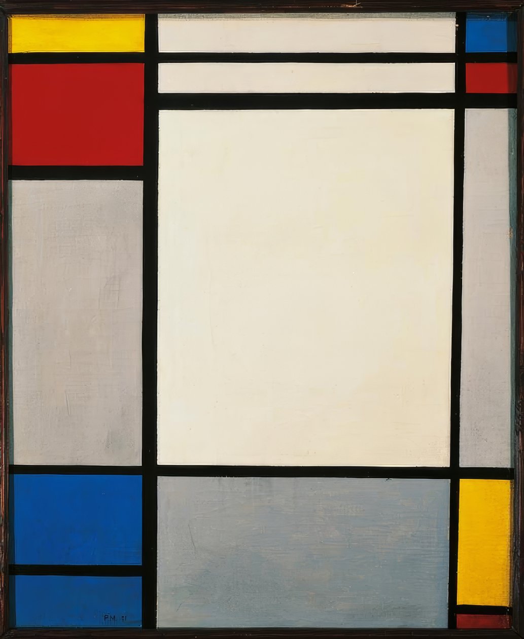 Sammensætning af Piet Mondrian