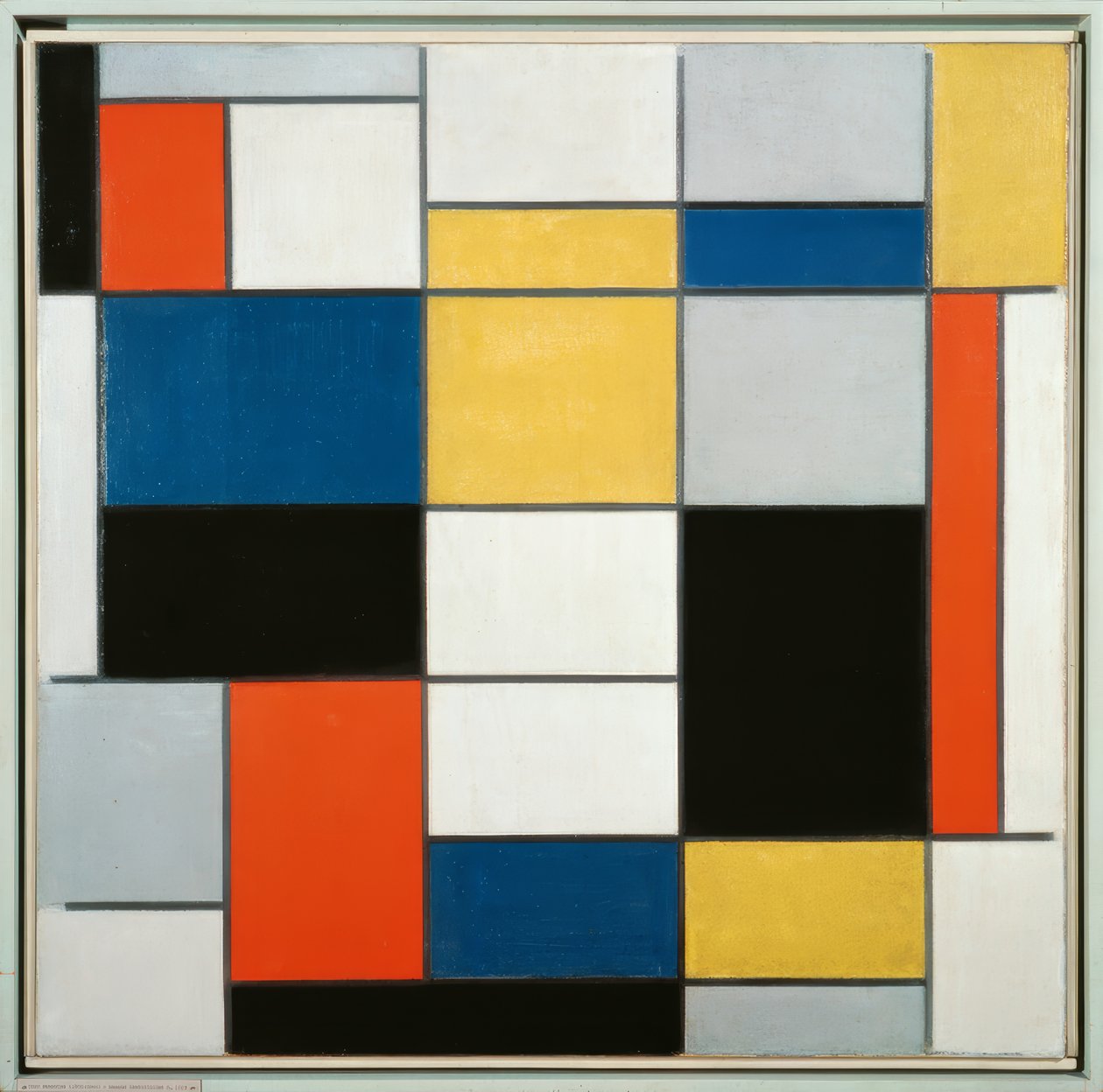 Sammensætning A af Piet Mondrian