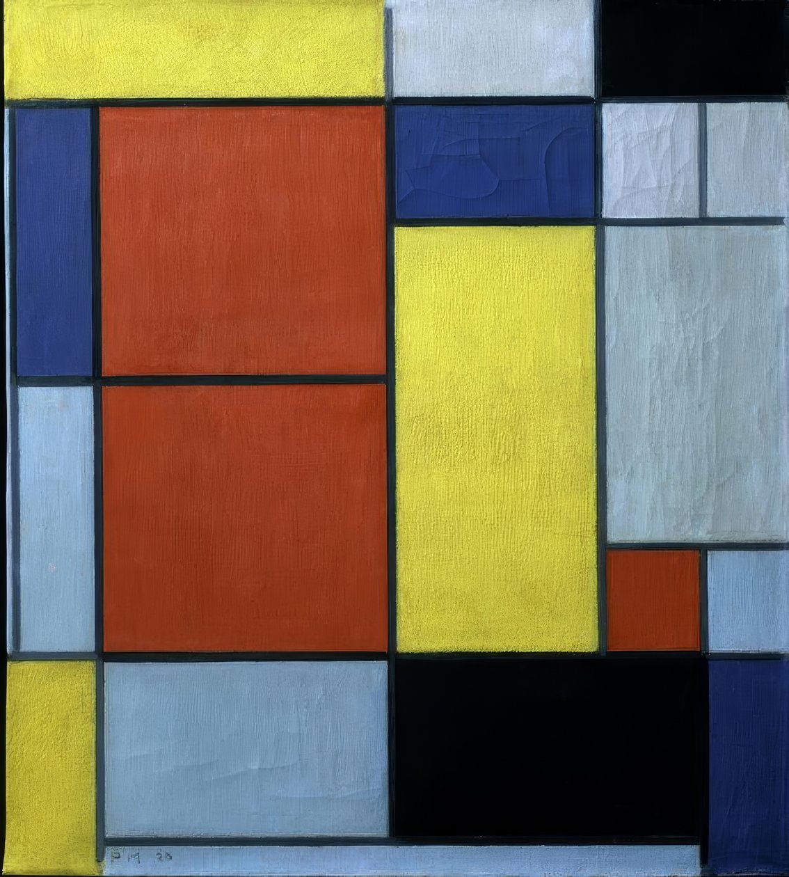 Komposition II af Piet Mondrian