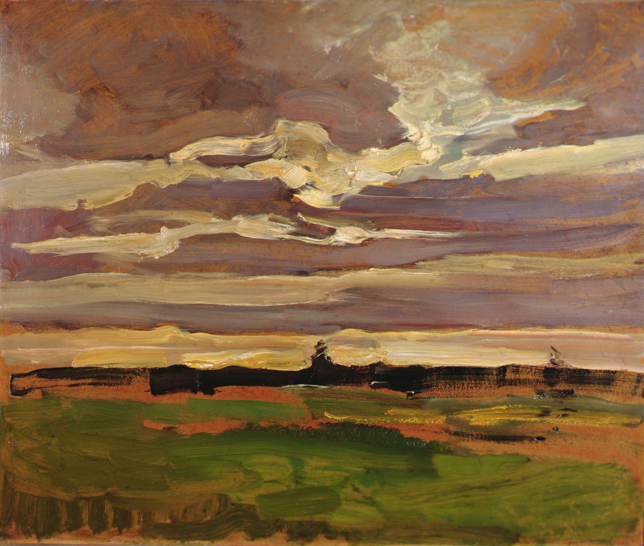 Månelandskab af Piet Mondrian