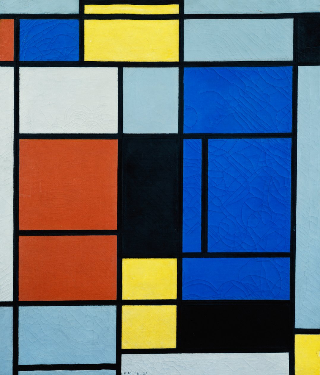 Tableau nr.1 af Piet Mondrian