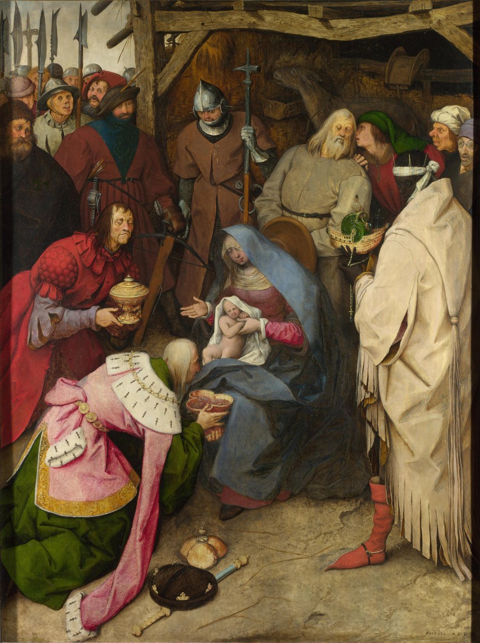 Tilbedelse af de tre konger af Pieter Bruegel the Elder