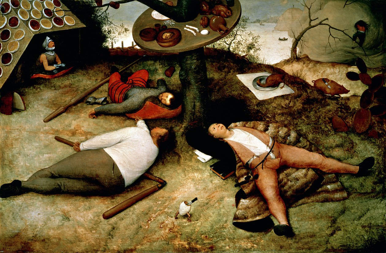 Land of Cockaigne, 1567 af Pieter Bruegel the Elder