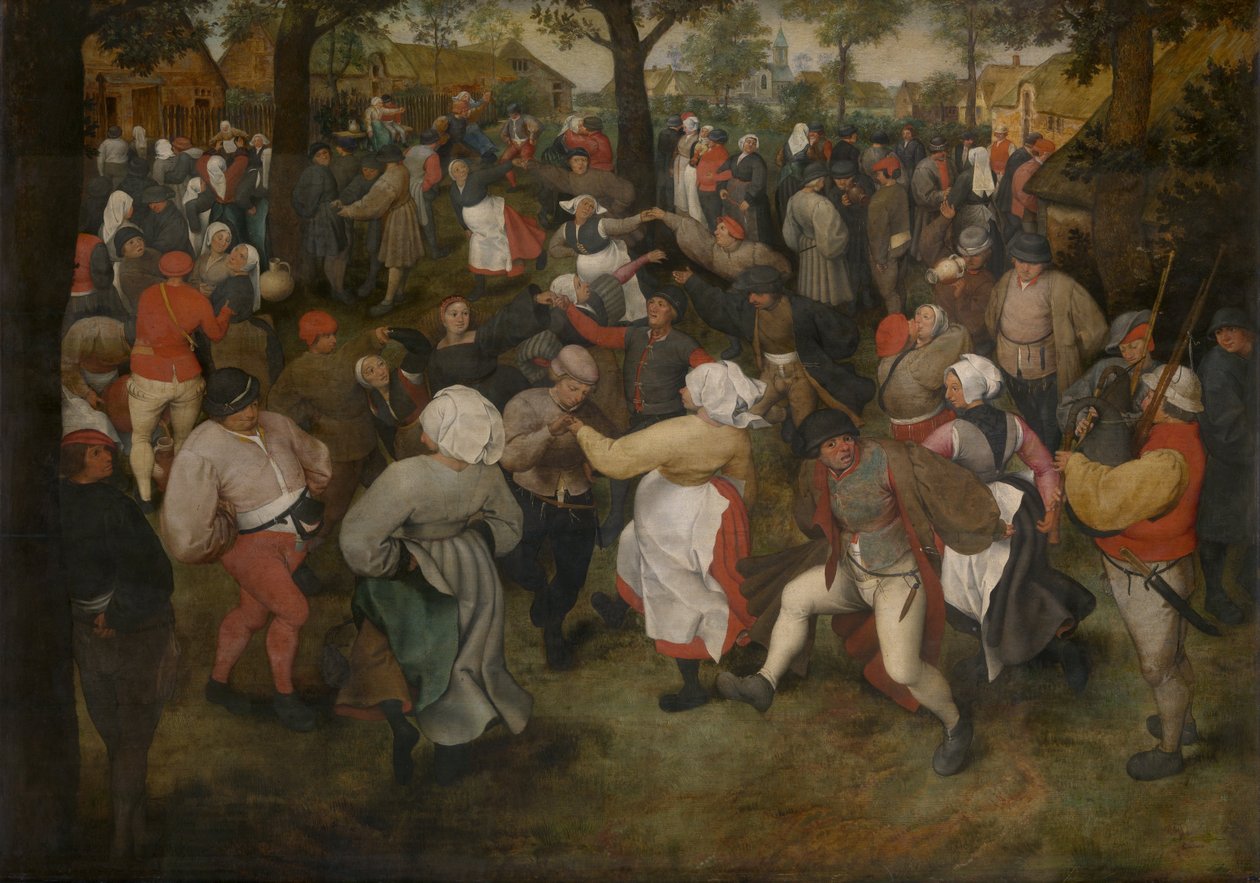 Brudens dans af Pieter Bruegel the Elder