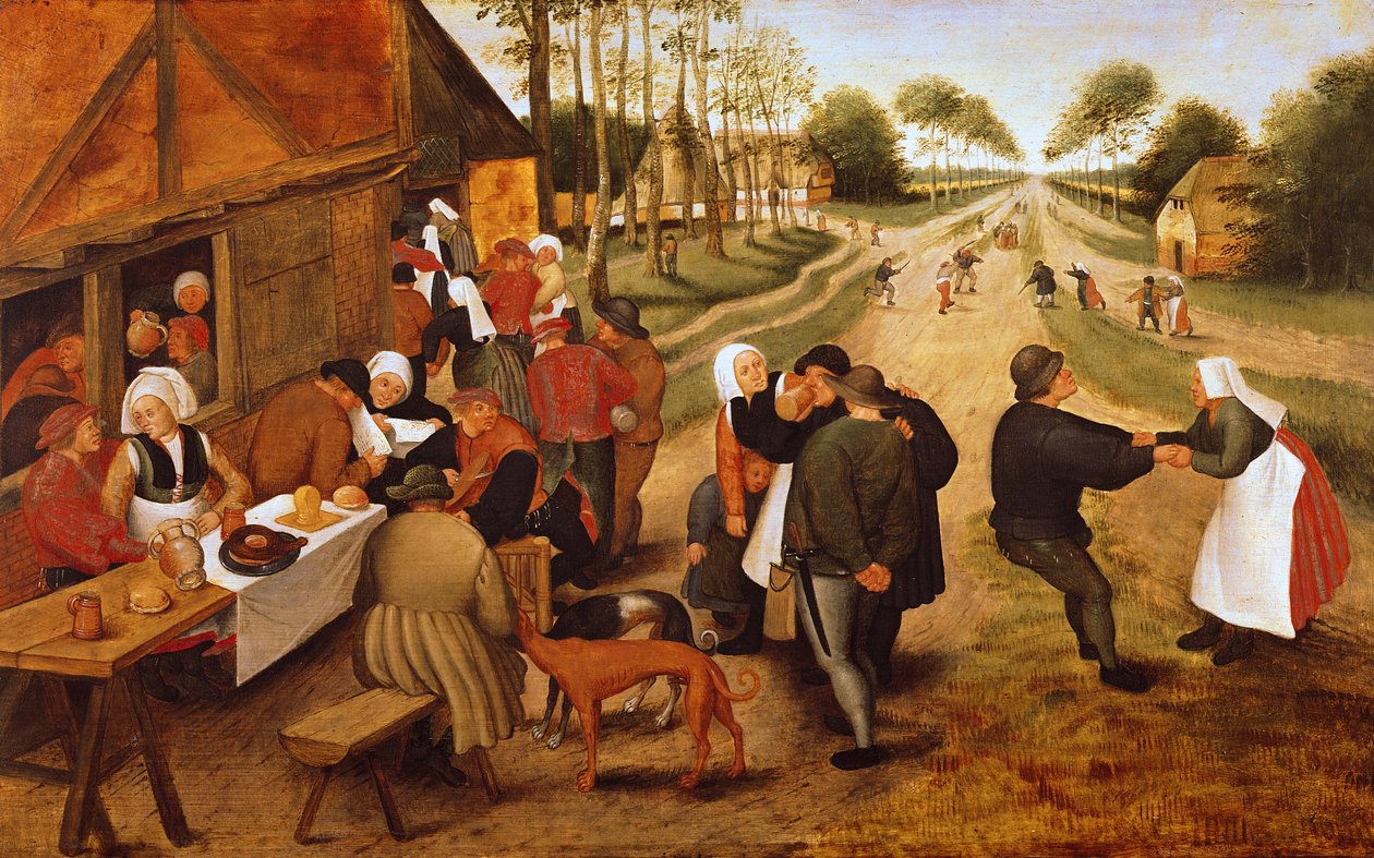 En flamsk Kermesse af Pieter Brueghel the Younger