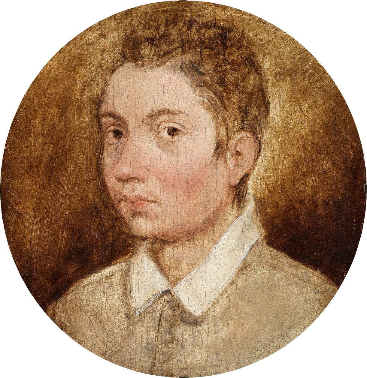 Buste af en ung mand af Pieter Brueghel the Younger
