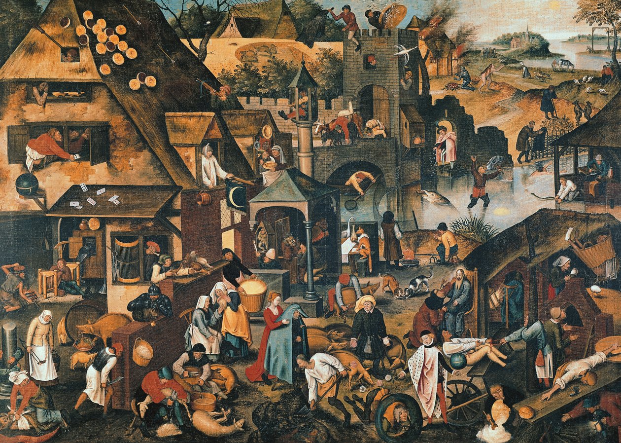 flamske ordsprog af Pieter Brueghel the Younger