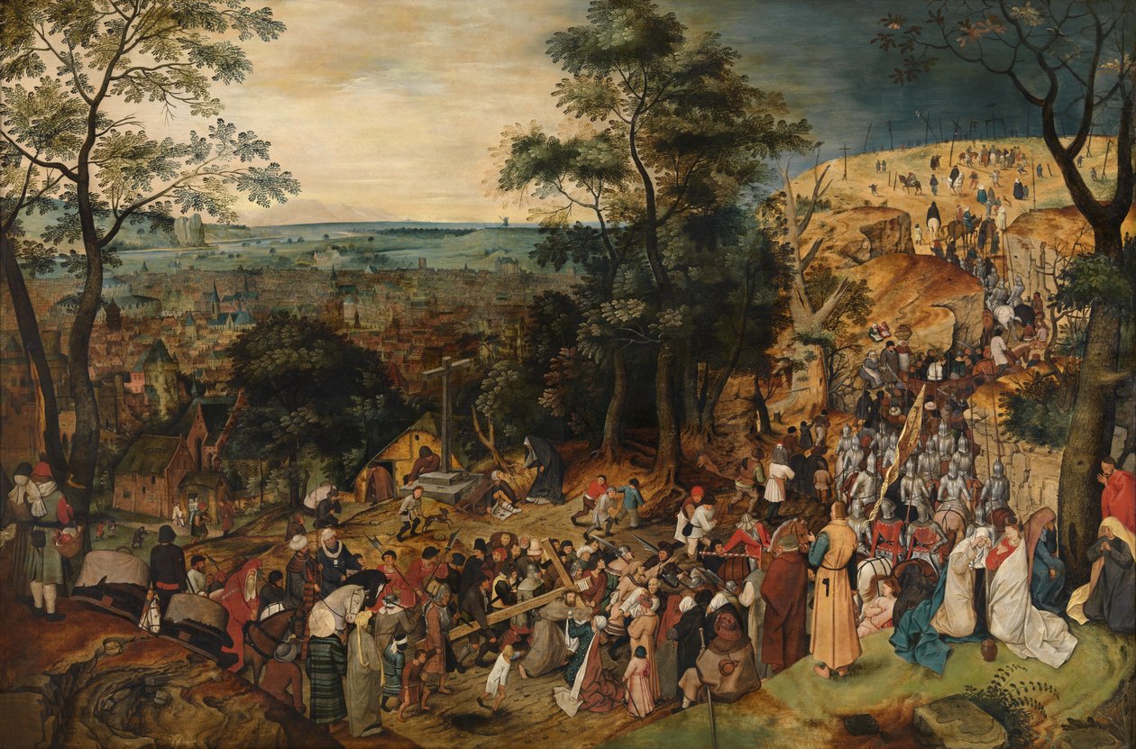 Krydsbærende af Pieter Brueghel the Younger
