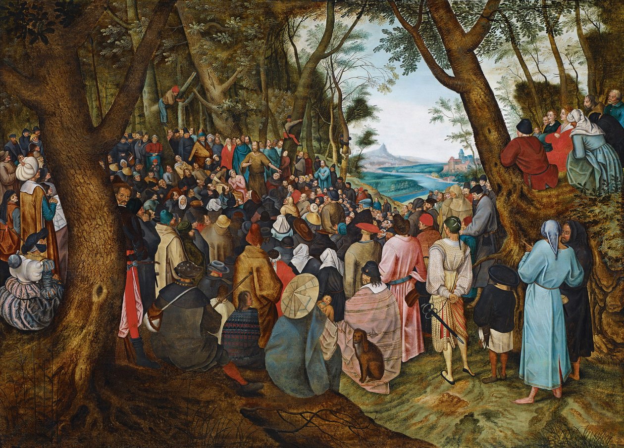 Johannes Døperens forkyndelse af Pieter Brueghel the Younger