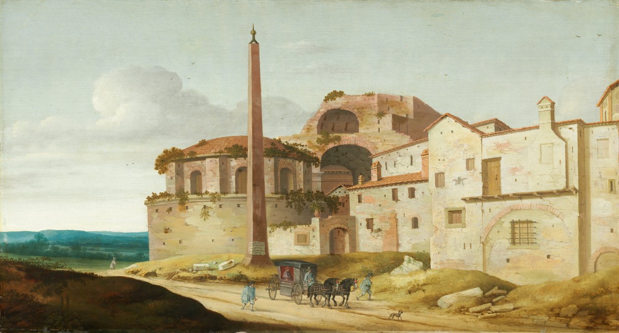 Kirken Santa Maria della Febbre, Rom af Pieter Janszoon Saenredam