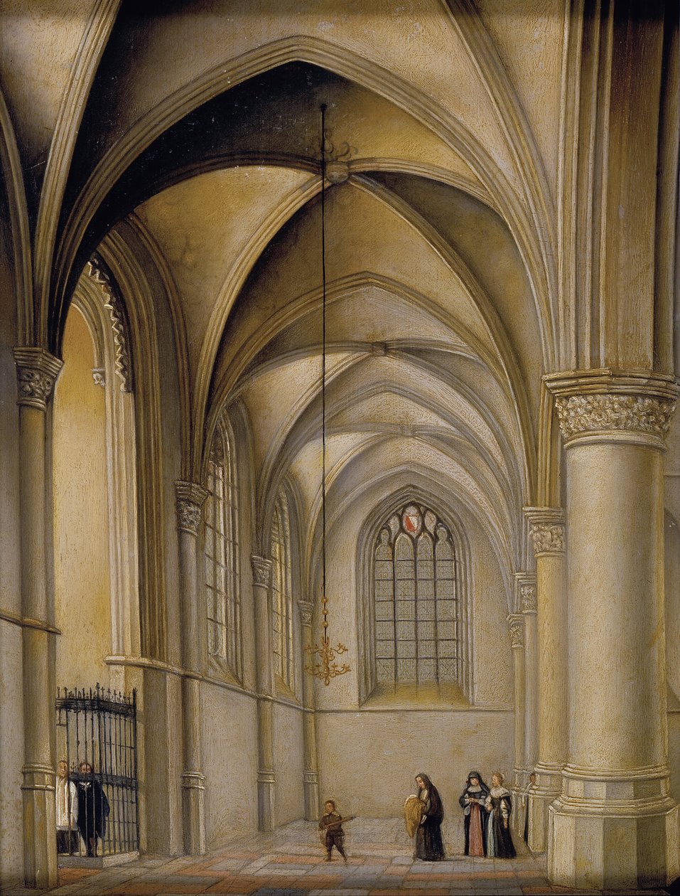 Kirkens interiør af Pieter Janszoon Saenredam