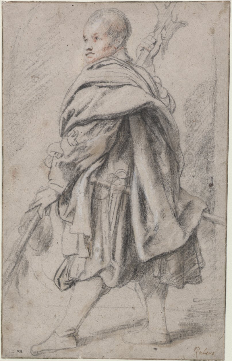 Undersøgelse af en helbrænder af Peter Paul Rubens