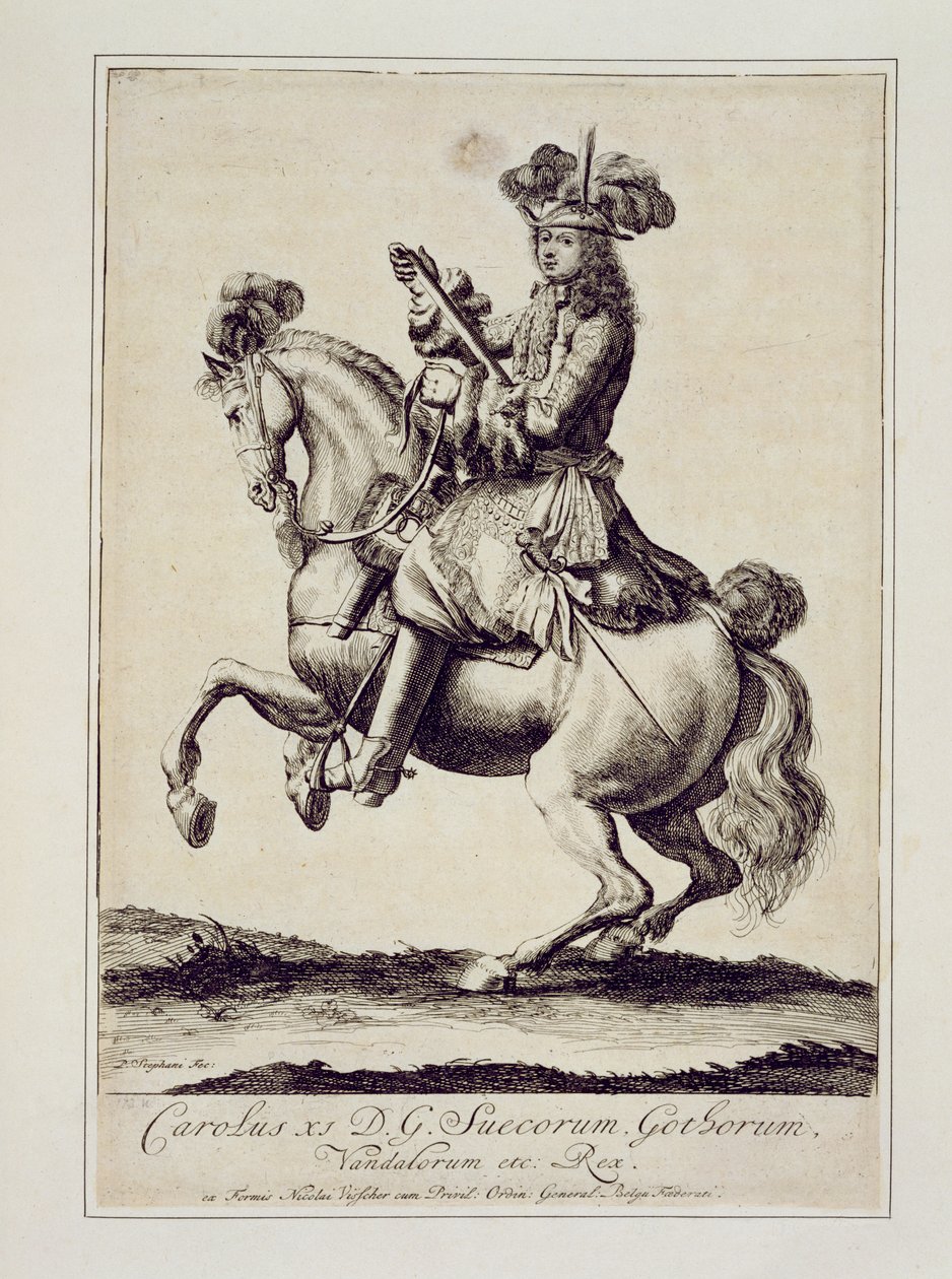 Karl XI (1655-97) af Pieter Stevens or Stephani