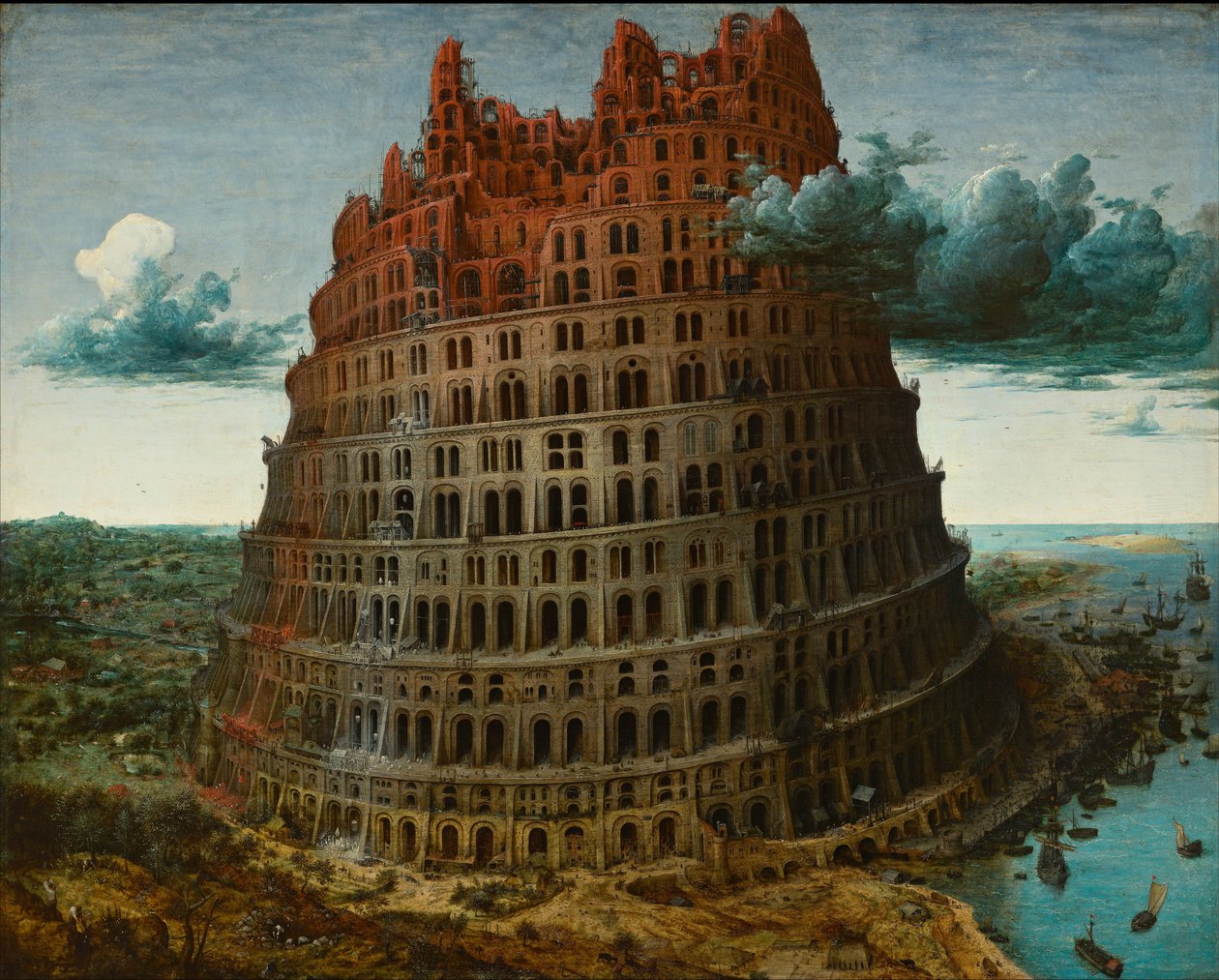 Babelstårnet, ca. 1565 af Pieter Bruegel the Elder