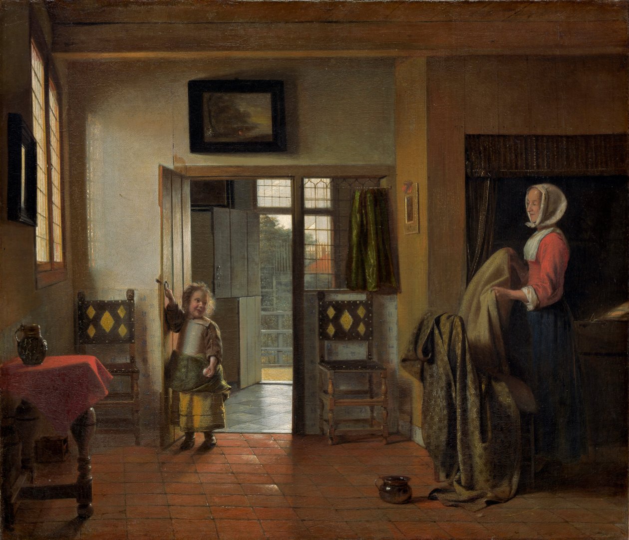 Soveværelset af Pieter de Hooch