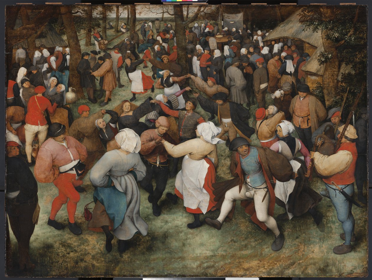 Bryllupsdansen, c.1566 af Pieter Bruegel the Elder