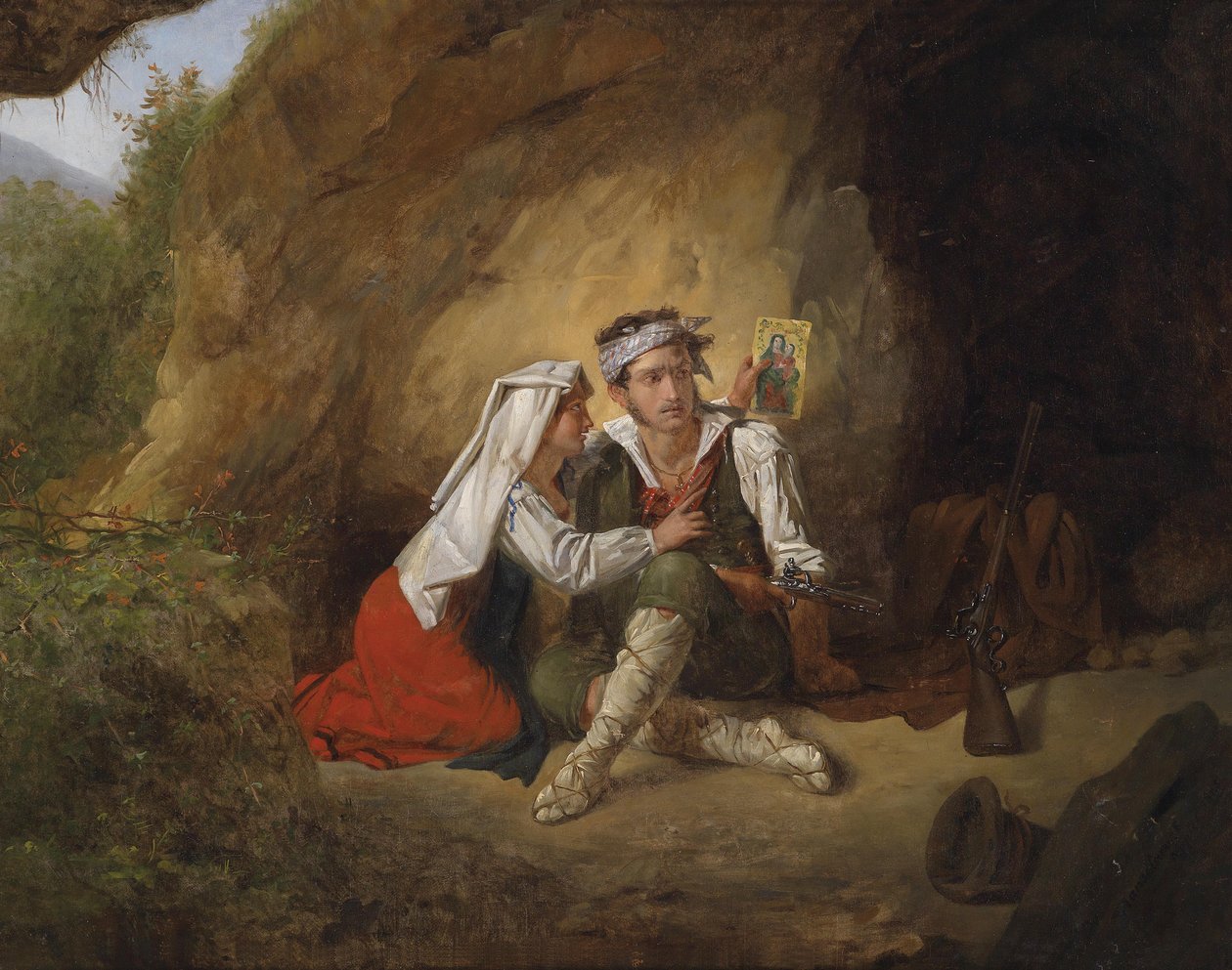 Opmuntring før kampen af Pieter van Hanselaere