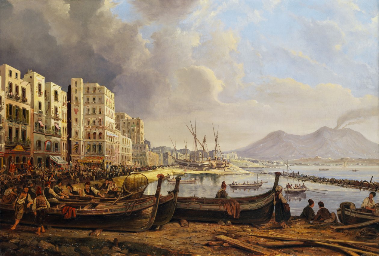 Gaden i Porta Capua i Napoli af Pieter van Loon