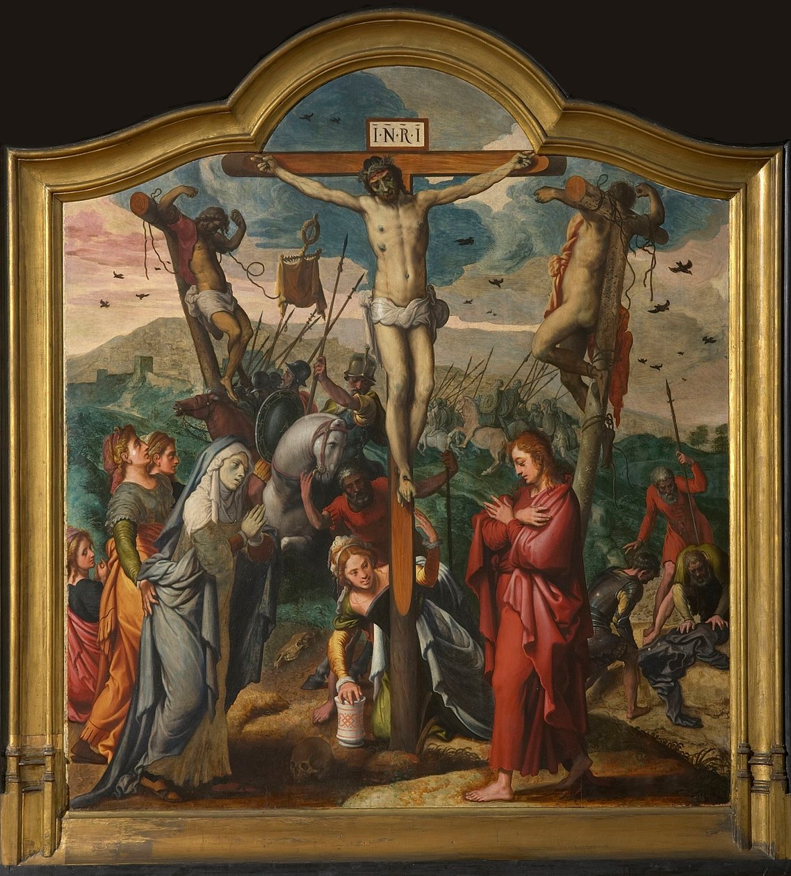Jan van der Biest Triptykon centralpanel. af Pieter Aertsen