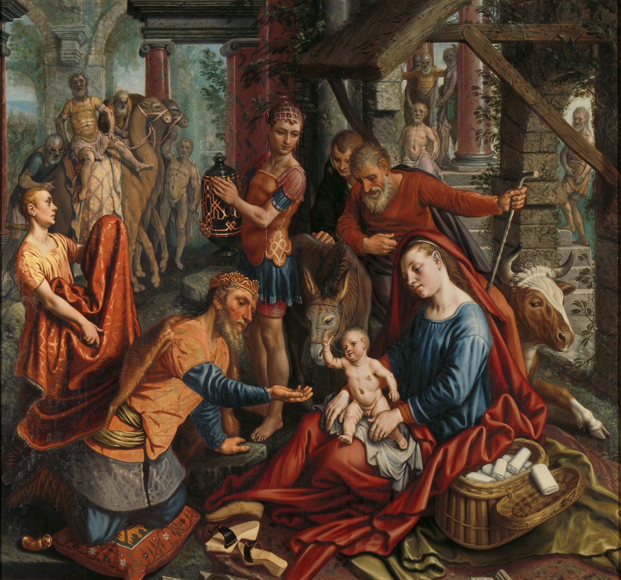 Magiernes tilbedelse af Pieter Aertsen