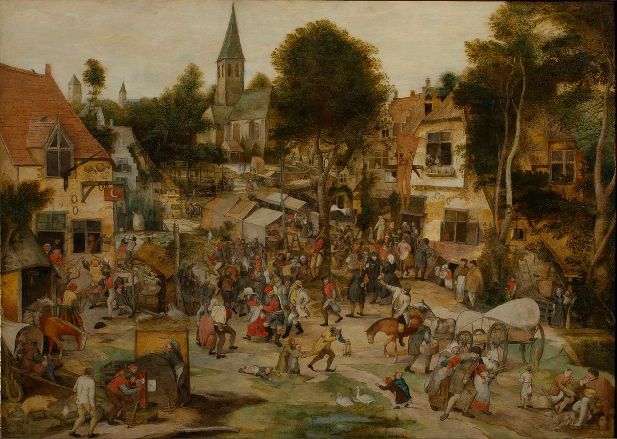 Landsbymessen Kermis, før 1565. af Pieter Balten