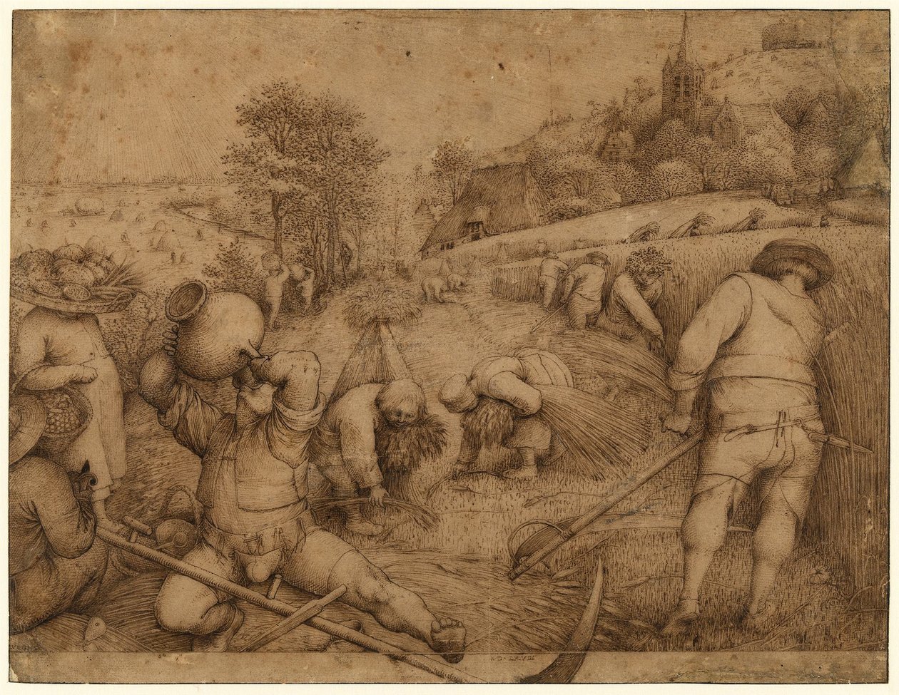 Sommertid af Pieter Brueghel the Elder