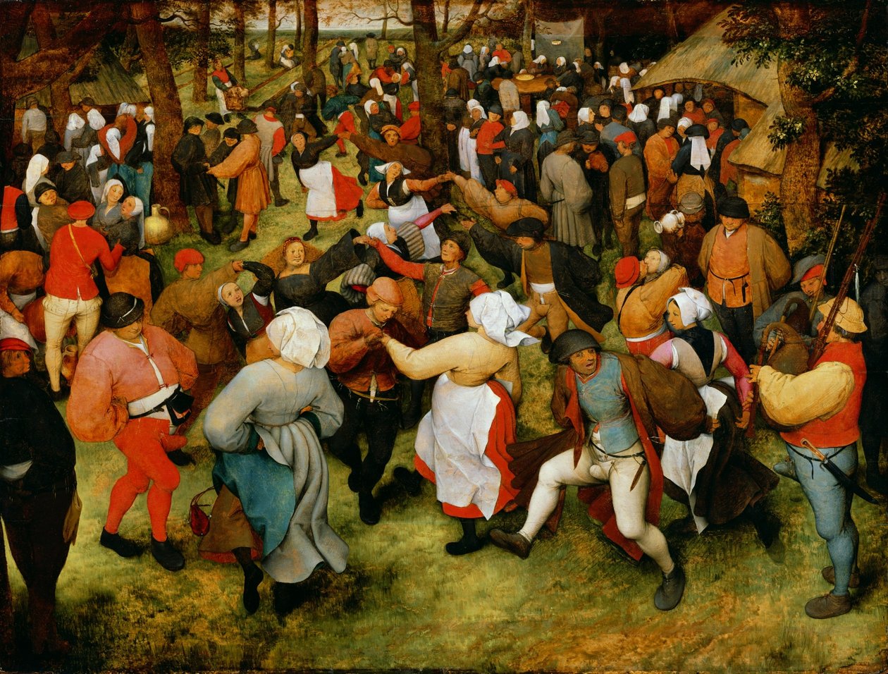 Bryllupsdansen af Pieter Brueghel the Elder