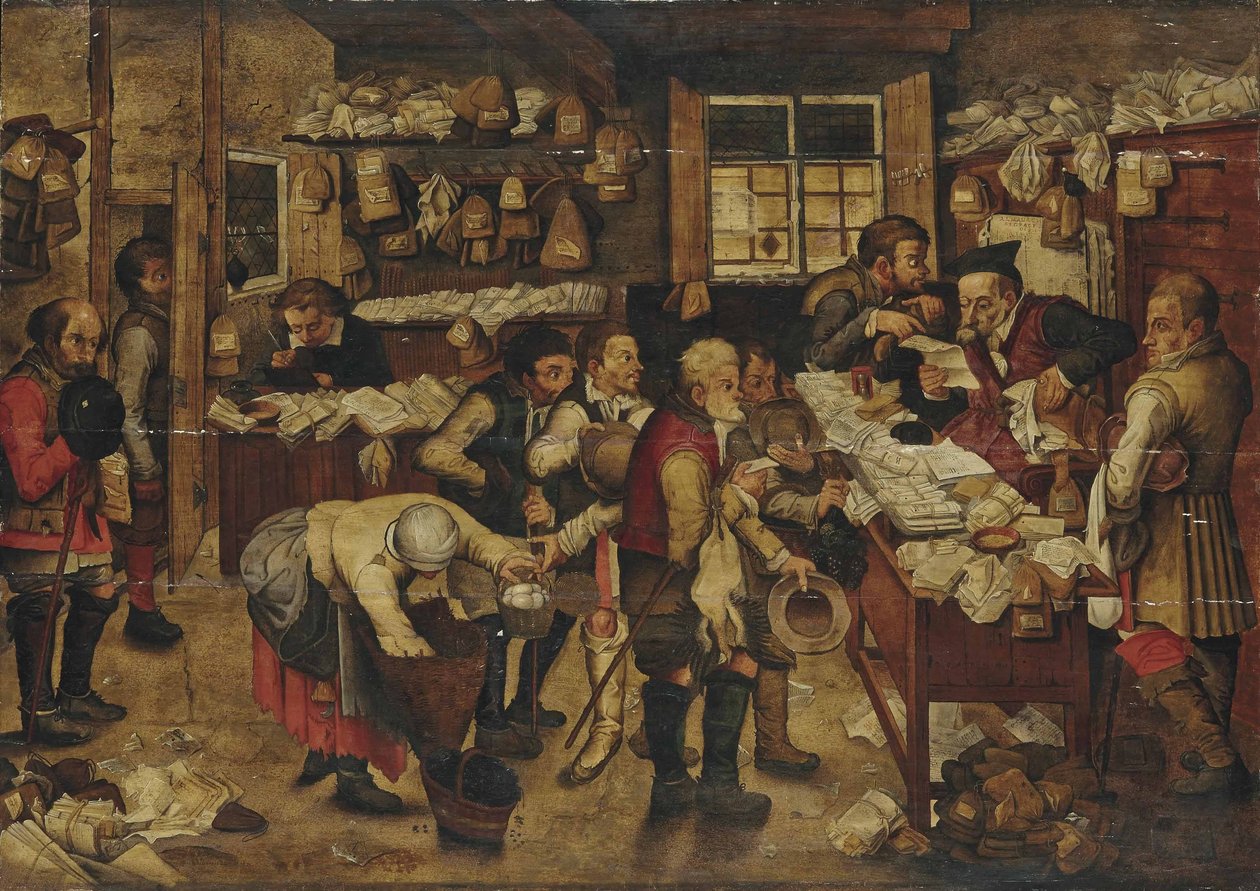 Betaling af tiende af Pieter Brueghel the Younger