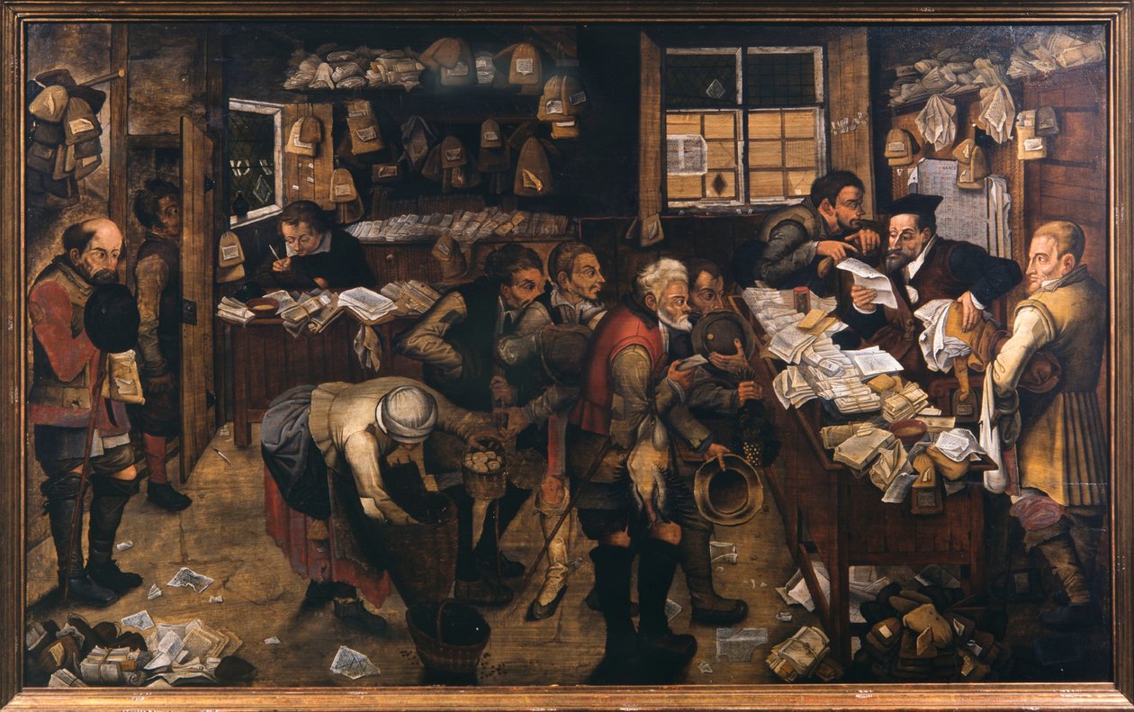 Landsbyadvokaten, 1621. af Pieter Brueghel the Younger