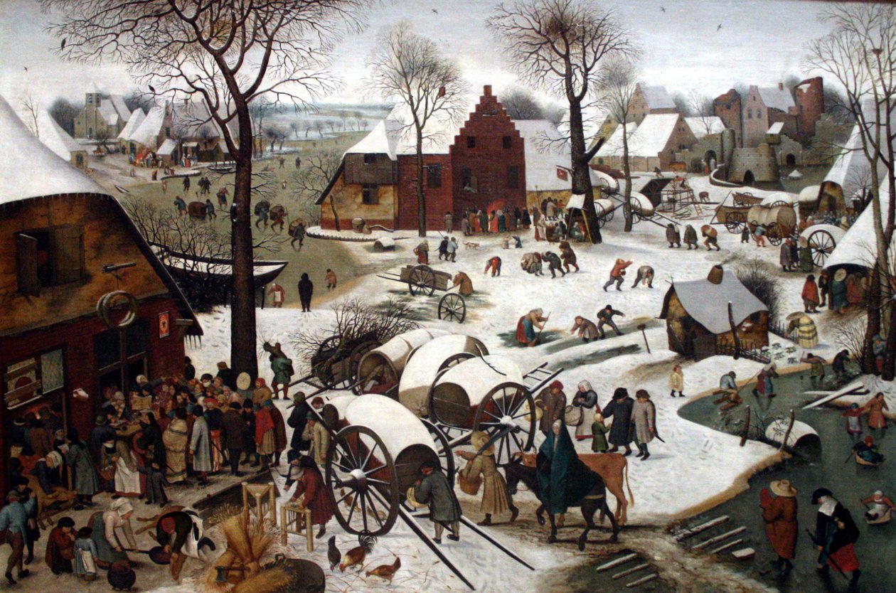Folketællingen i Betlehem af Pieter Brueghel the Younger