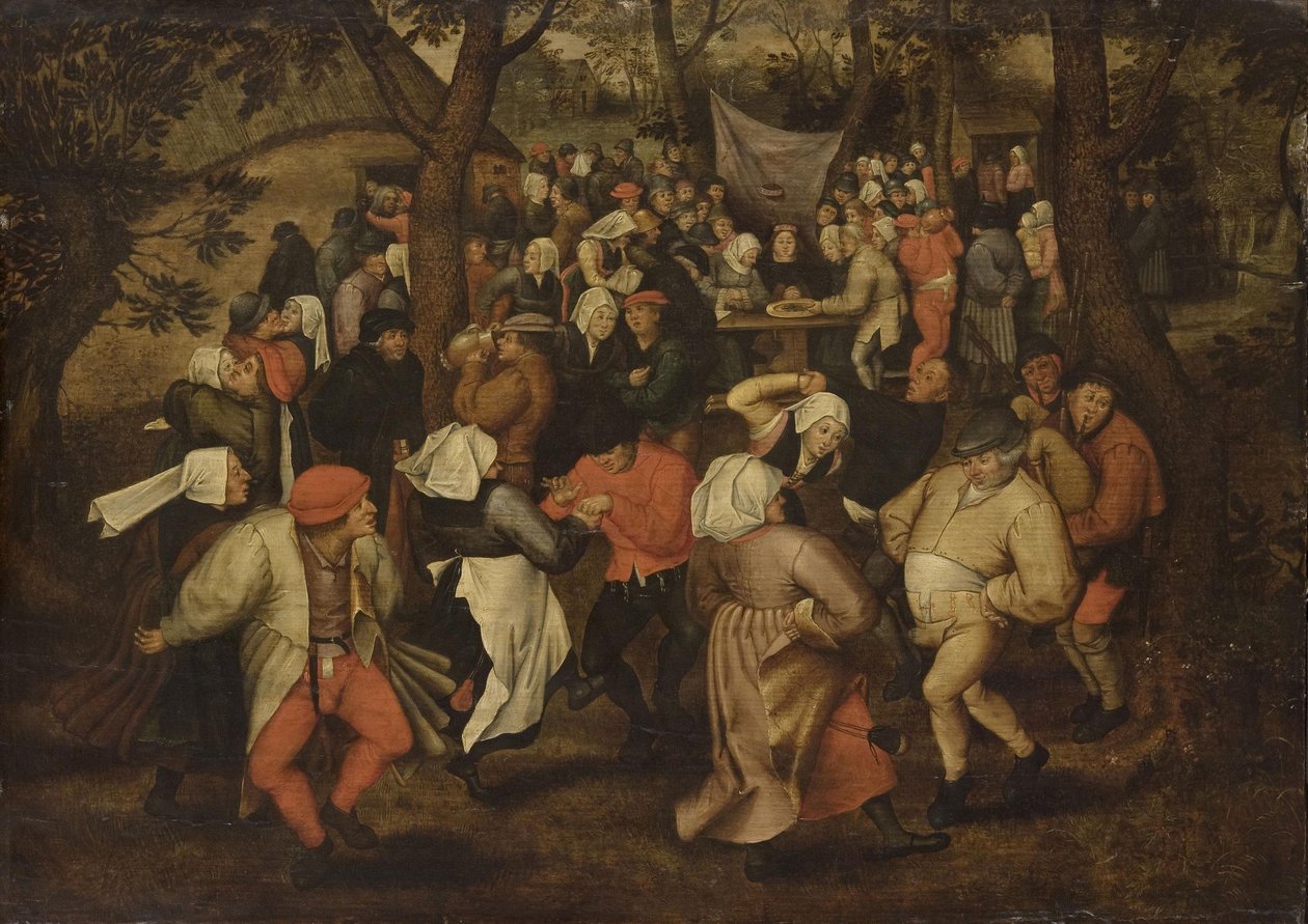 Bryllupsdansen af Pieter Brueghel the Younger