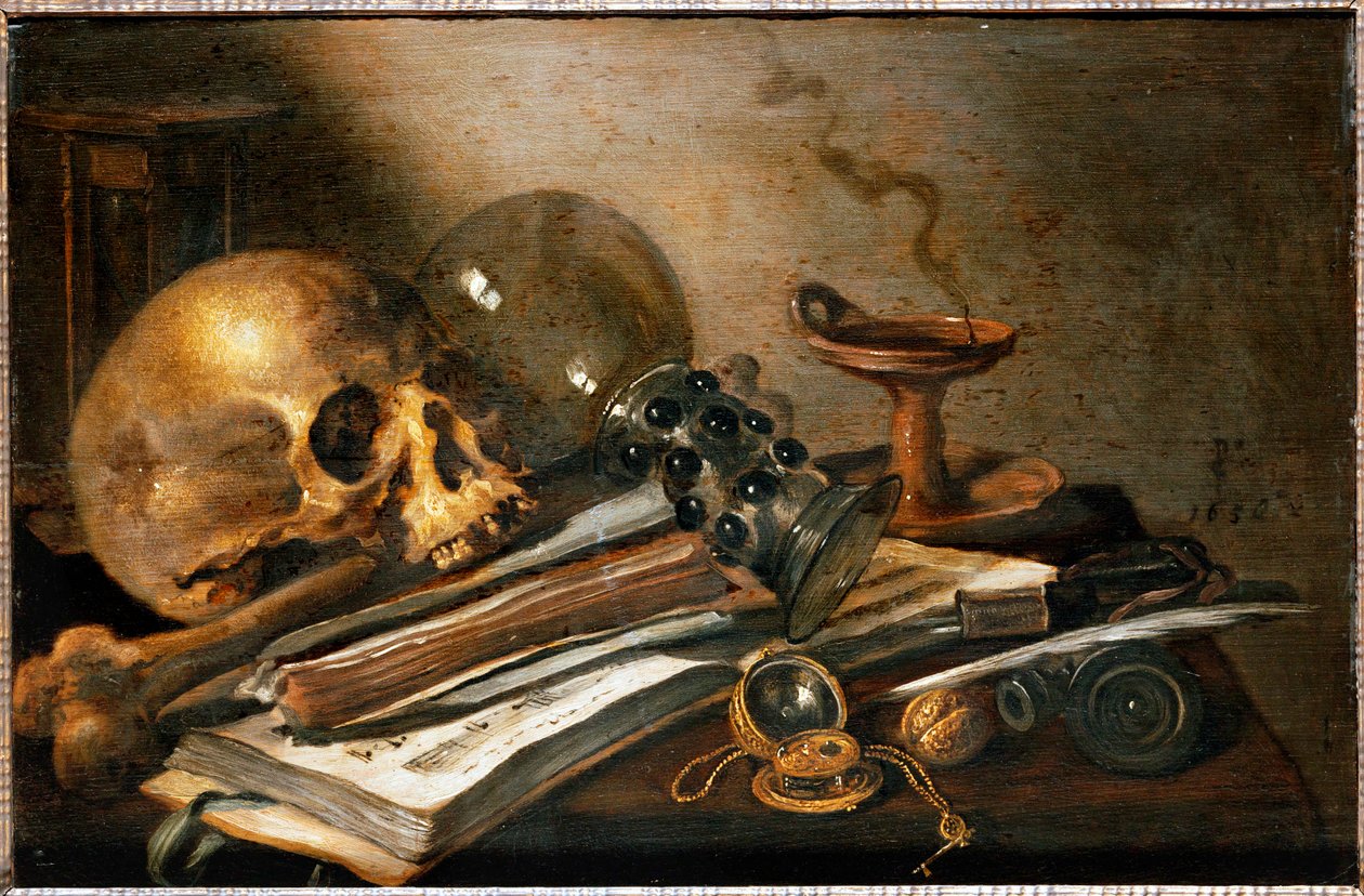 Vanitas, Stilleben af Pieter Claesz