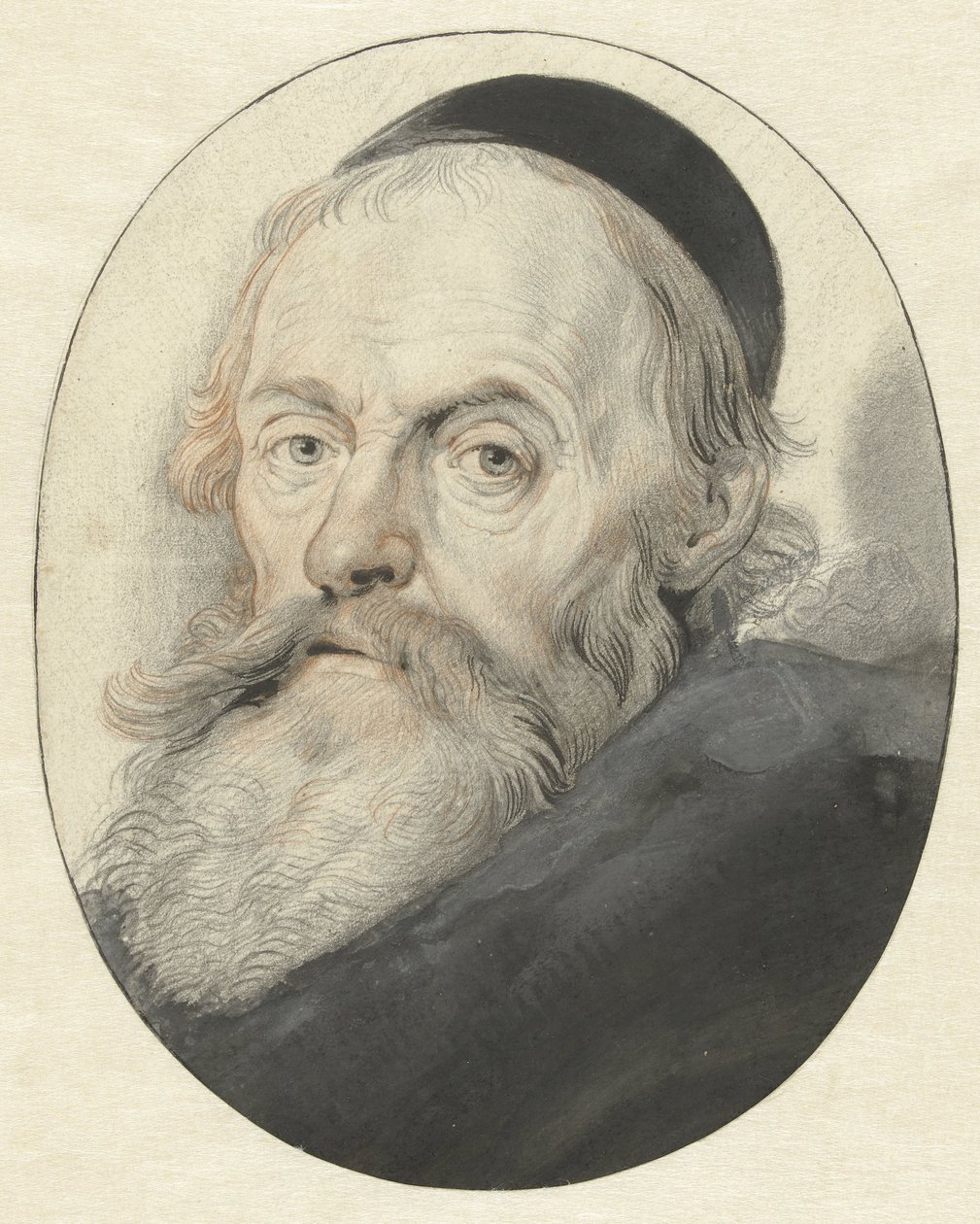 Portræt af Hendrick Goltzius af Pieter Claesz. Soutman (possibly)
